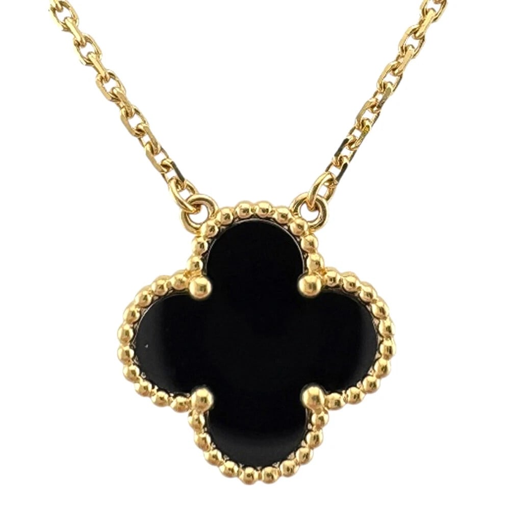 VAN CLEEF & ARPELS NECKLACE K18 YELLOW GOLD: Van Cleef & Arpels Necklace K18 yellow gold Brand: Van Cleef & Arpels Type: Necklace Material: K18 yellow gold Color: gold Size: Total Length:42cm Chain width:1.0mm Adjuster can position (distance