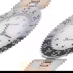 BVLGARI B.ZERO1 WHITE DIAL QUARTZ WATCH WATCH: BVLGARI B.zero1 white Dial Quartz Watch Watch Brand: BVLGARI Type: Wristwatch Material: Band Material leather, Case Material Stainless Steel Color: Dial Color white, Case Color Silver Size: Case S