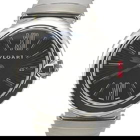 BVLGARI LE CHAIR BLACK DIAL QUARTZ WATCH WATCH: BVLGARI Le chair black Dial Quartz Watch Watch Brand: BVLGARI Type: Wristwatch Material: Band Material Stainless Steel, Case Material Stainless Steel Color: Dial Color black, Case Color Silver Siz