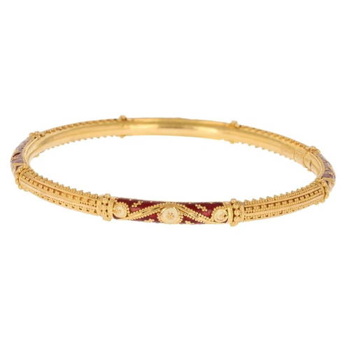 22k Gold Kdm Designer Bangle Bracelet