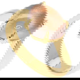 BVLGARI MEDITERRA NEAN EDEN ROSE QUARTZ RING: BVLGARI Mediterra Nean Eden Rose Quartz Ring Brand: BVLGARI Type: Ring Material: K18 Yellow Gold Color: Gold Size: 6.5(US) Accessories: None Accessories Notice: When purchasing pre-owned g