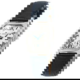 HAMILTON BOULTON SILVER-WHITE DIAL BLUE WATCH