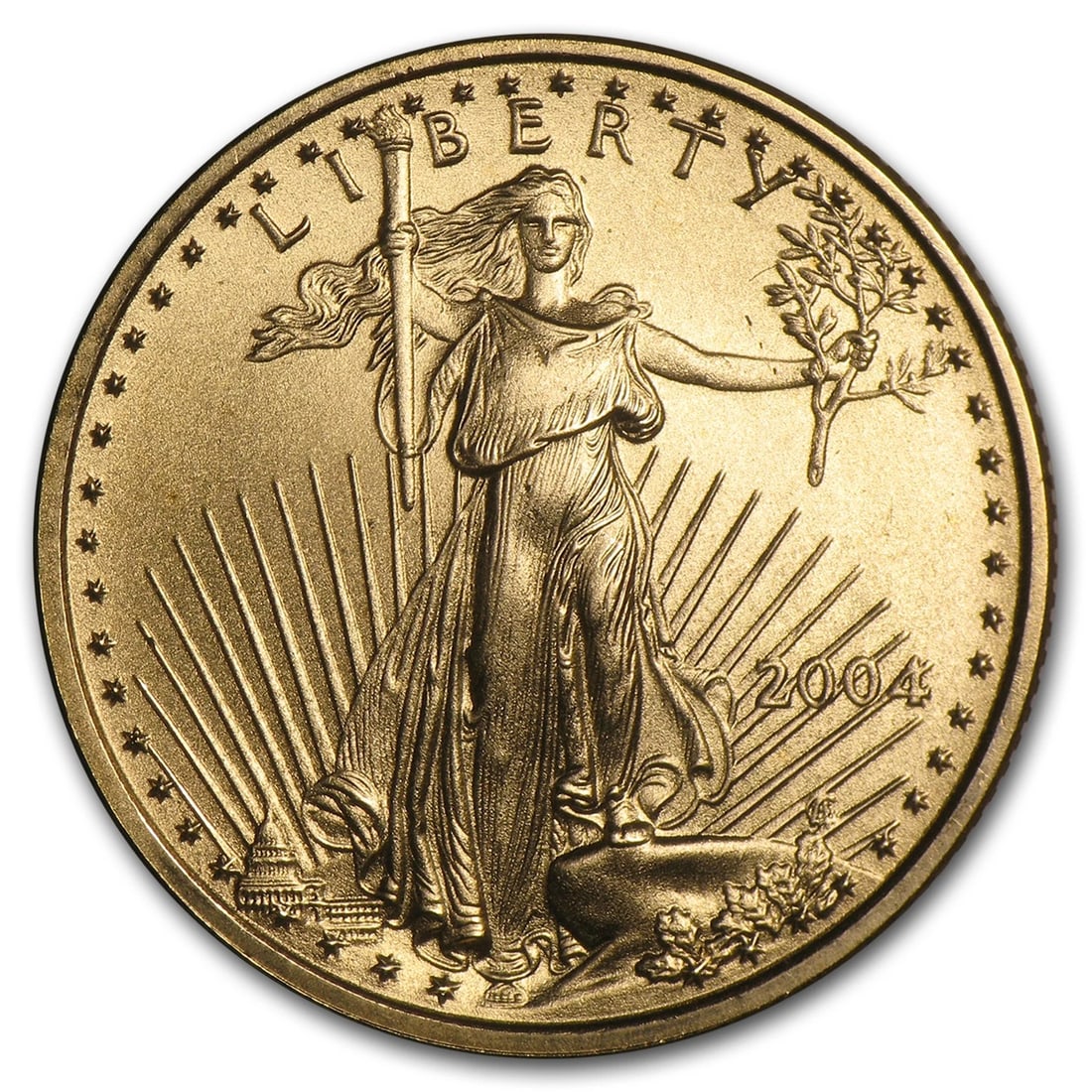 2004 AMERICAN GOLD EAGLE BU: 2004 American Gold Eagle BU Brand: US Mint Year: 2004 Certification: Uncertified Fineness: 0.9167 Brand/Mint: None Coin: None Grade: None Denomination: $10 Country/Regio