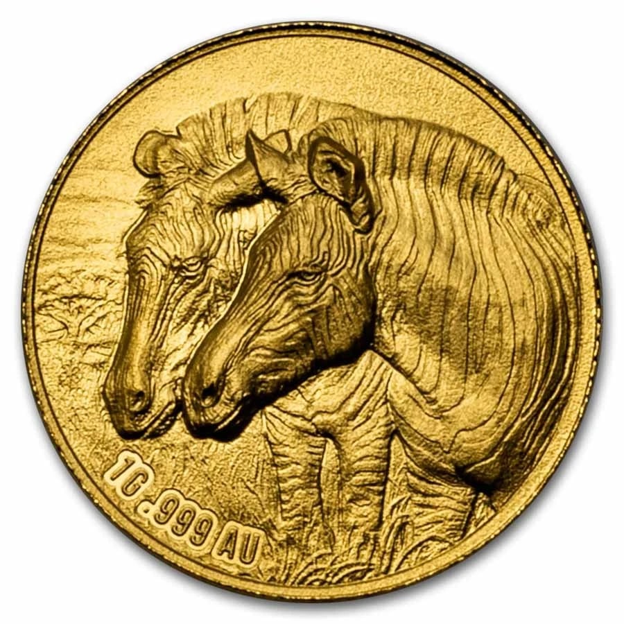 2025 IVORY COAST 1 GRAM GOLD: 2025 Ivory Coast 1 gram Gold P. DE Greef: Zebra Brand: AllCollect Year: 2025 Certification: Uncertified Fineness: 0.999 Brand/Mint: None Coin: None Grade: None Denomination: 100