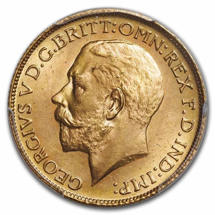 1925 GREAT BRITAIN GOLD SOVEREIGN GEORGE V MS-65: 1925 Great Britain Gold Sovereign George V MS-65 Brand: British Royal Mint Year: 1925 Certification: Fineness: 0.9167 Brand/Mint: None Coin: None Grade: MS65 Denomination: 1 Sove