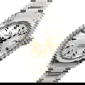 OMEGA SEAMASTER AQUA TERRA DATE WHITE SHELL DIAL WATCH: OMEGA Seamaster Aqua Terra Date White Shell Dial Watch Brand: OMEGA Type: Wristwatch Material: Case:Stainless steel Bracelet:Stainless steel Color: White Shell Dial Size: CaseSize Length 35mm(incl