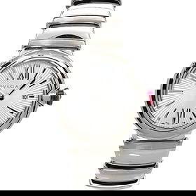 BVLGARI DATE QUARTZ SILVER DIAL WATCH: BVLGARI Date Quartz Silver Dial Watch Brand: BVLGARI Type: Wristwatch Material: Case:Stainless steel Bracelet:Stainless steel Color: Silver Dial Size: CaseSize Length 35mm(included lag) CaseSize W