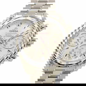 OMEGA SPEEDMASTER CHRONOGRAPH WHITE SHELL DIAL WATCH: OMEGA Speedmaster Chronograph White Shell Dial Watch Brand: OMEGA Type: Wristwatch Material: Case:Stainless steel Bracelet:Stainless steel Color: White Shell Dial Size: CaseSize Length 45mm(includ