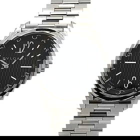 BVLGARI SOLOTEMPO QUARTZ BLACK DIAL WRIST WATCH: BVLGARI Solotempo Quartz Black Dial Wrist Watch Brand: BVLGARI Type: Wristwatch Material: Case:Stainless steel Bracelet:Stainless steel Color: Black Dial Size: CaseSize Length 45mm(included lag) C