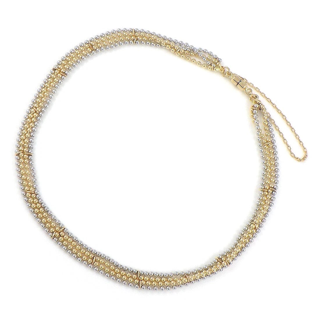 FINE JEWELRY BRACELET 4 STRAND BALL CHAIN 2 COLORS: Fine Jewelry Bracelet 4 Strand Ball Chain 2 Colors Brand: Fine Jewelry Type: Bracelet Material: Purity Color: None Size: Wrist Size : 6.57" & 8.26"(inches) / 16.7cm & 21.0cm Bracelet Width : 0.13(