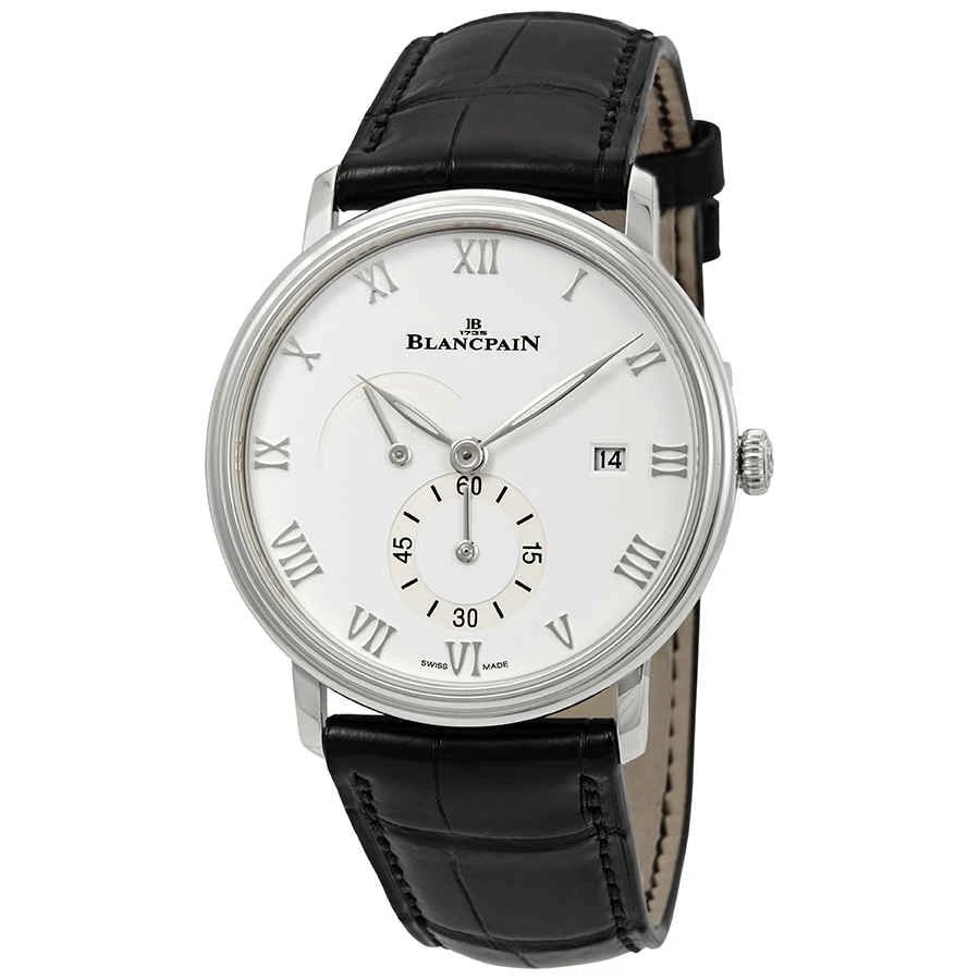 BLANCPAIN VILLERET WHITE DIAL BLACK LEATHER (1 of 3)
