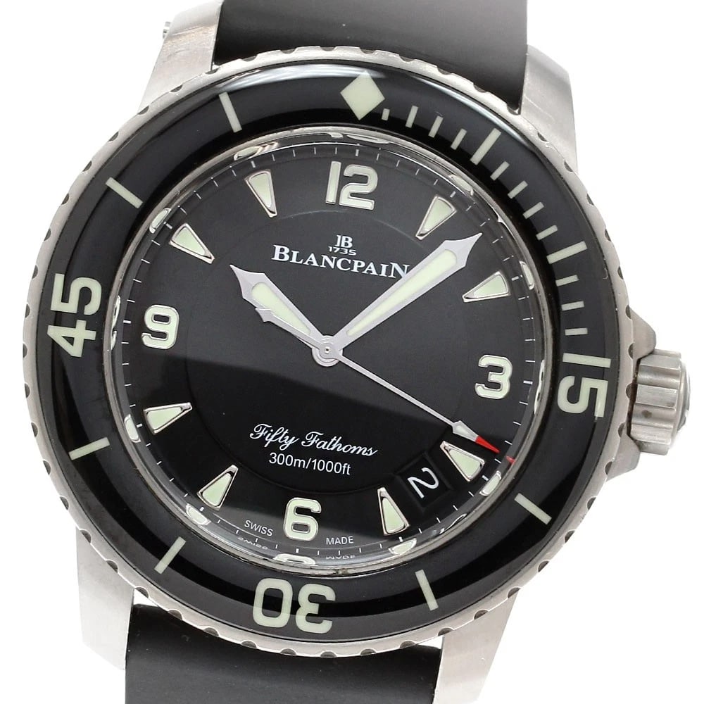 BLANCPAIN FIFTY FATHOMS DATE BLACK DIAL AUTOMATIC (1 of 3)