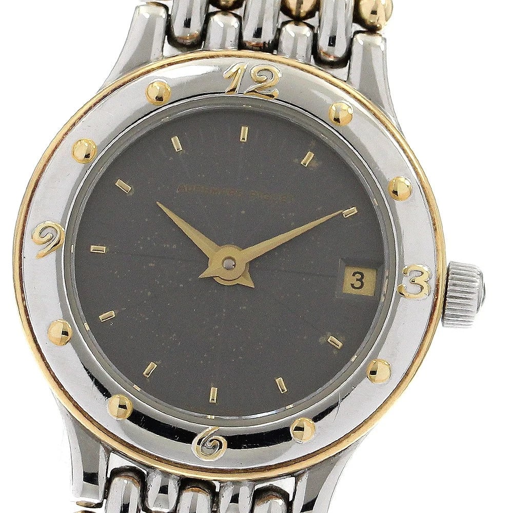 AUDEMARS PIGUET MERIDIAN YG2 TONE GRAY DIAL QUARTZ WATCH (1 of 3)