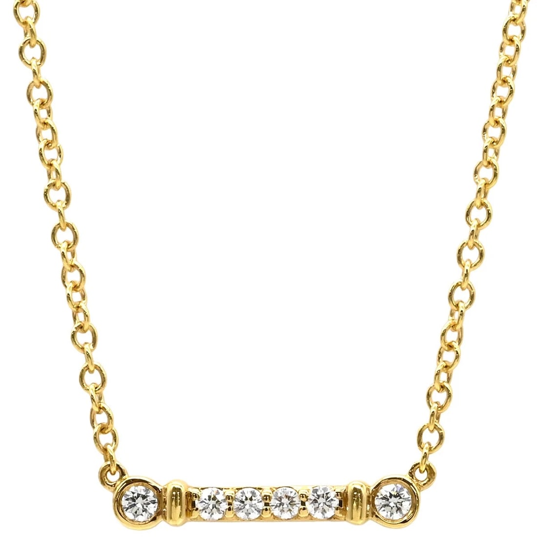 TIFFANY & CO NECKLACE 18K YELLOW GOLD (1 of 6)