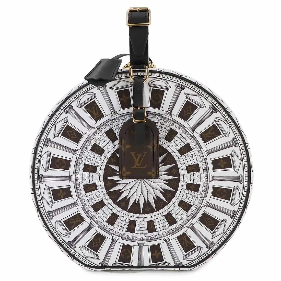 LOUIS VUITTON BOITE CHAPEAU 30 HAT PURSE: LOUIS VUITTON Boite Chapeau 30 Hat Purse Brand: LOUIS VUITTON Type: Hat Case Material: Monogram Canvas , Leather Color: Monogram , White , Black Size: W 12.01 inch, H 11.02 inch, D 6.50 inch Handl