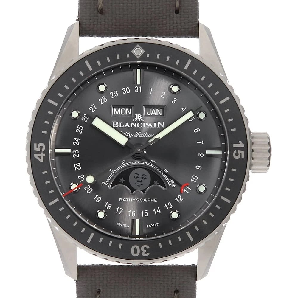 BLANCPAIN FIFTY FATHOMS BATHYSCAPHE COMPLETE, WATCH (1 of 5)
