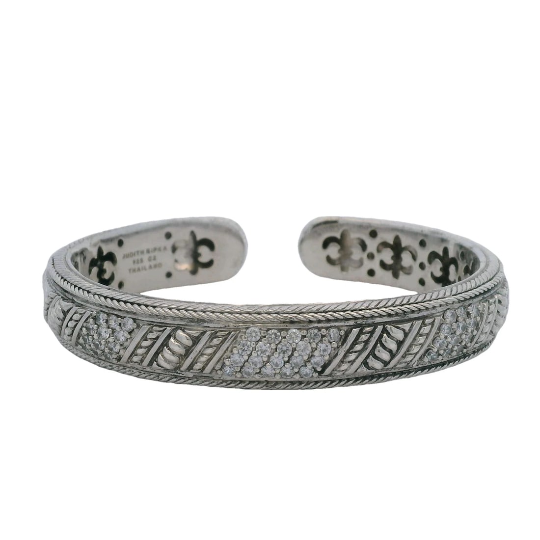 VINTAGE JUDITH RIPKA 925 STERLING SILVER BRACELET (1 of 4)