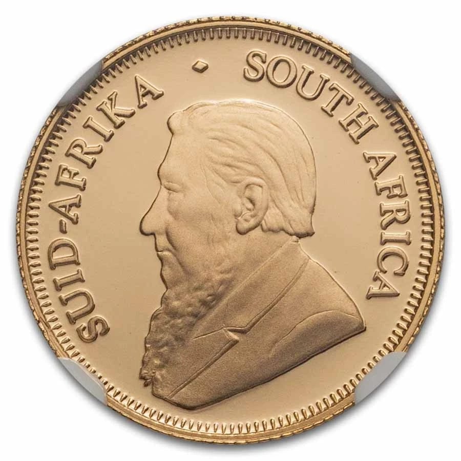 2013 SOUTH AFRICA GOLD KRUGERRAND: 2013 South Africa Gold Krugerrand Brand: South African Mint Year: 2013 Certification: NGC Fineness: 0.9167 Brand/Mint: None Coin: None Grade: None Denomination: N/A Coun