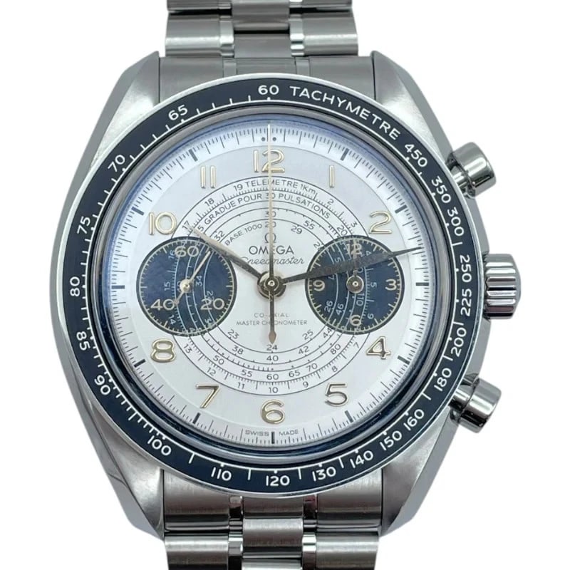 OMEGA SPEEDMASTER CHRONOSCOPE WRIST WATCH (1 of 4)