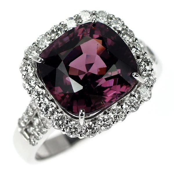 K18WG SPINEL DIAMOND RING: K18WG Spinel Diamond Ring Brand: None Type: rings Material: K18WG, Stone Creation Natural Color: White Size: 6.25 - 6.5 US Accessories: None Accessories Notice: When purchasing pre-owned g