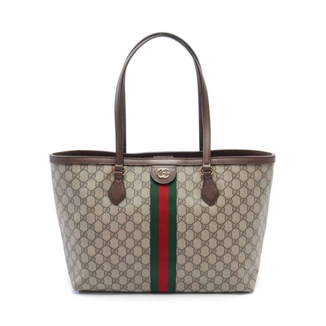 GUCCI MEDIUM TOTE GG SUPREME BAG: GUCCI Medium Tote GG Supreme Bag Brand: GUCCI Type: Tote Bag Material: PVC coated canvas × leather Color: Beige??ish colors × Brown??ish colors × Multicolor??ish colors Size: H:27cm x W:37cm x