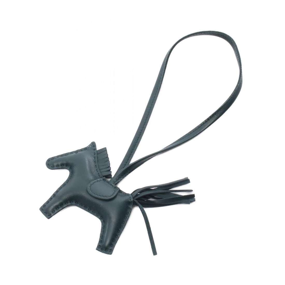 HERMES RODEO PM BAG CHARM: HERMES Rodeo PM bag charm Brand: HERMES Type: charm Material: Agneau milo × leather × Agneau milo Color: Malachite / Green??ish colors Size: All length?23cm(9.1") Accessories: None Accesso