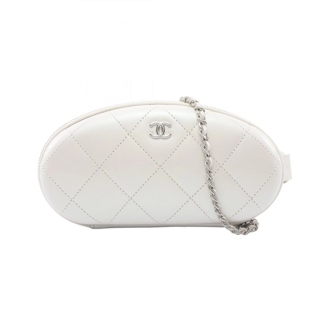 CHANEL MATELASSE CHAIN GLASSES CASE BAG LEATHER: CHANEL Matelasse chain Glasses case bag leather Brand: CHANEL Type: Other cases Material: leather Color: White??ish colors Size: H:9cm x W:18cm (H:3.5" x W:7.1") Accessories: None Accessor