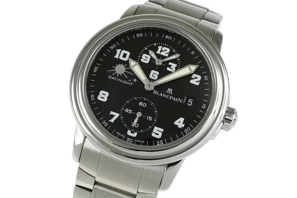 BLANCPAIN LEMAN DUAL TIME ZONE WRIST WATCH (1 of 6)