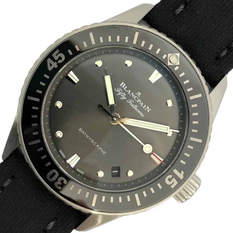 BLANCPAIN FIFTY FATHOMS BATHYSCAPHE WRIST WATCH (1 of 8)