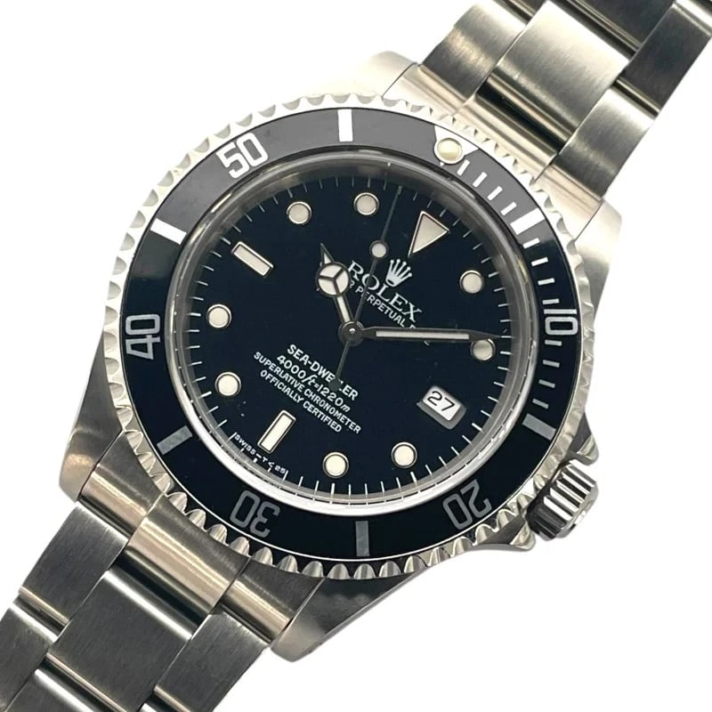 ROLEX SEA-DWELLER BLACK WRIST WATCH (1 of 6)