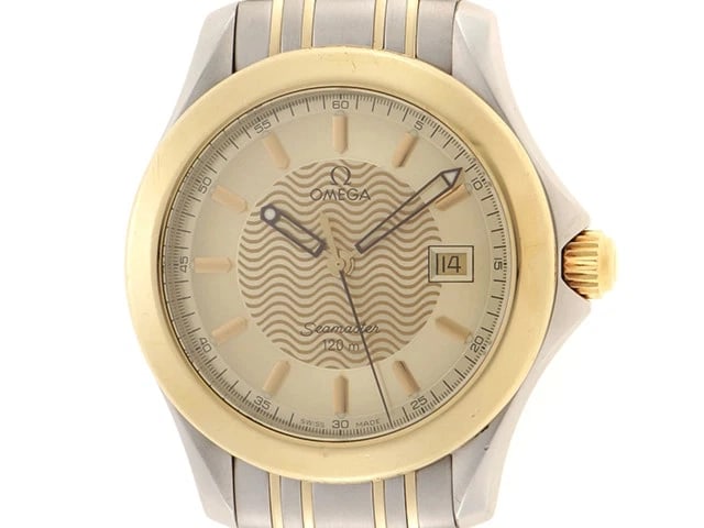 OMEGA SEAMASTER YELLOW GOLD WRIST WATCH (1 of 8)
