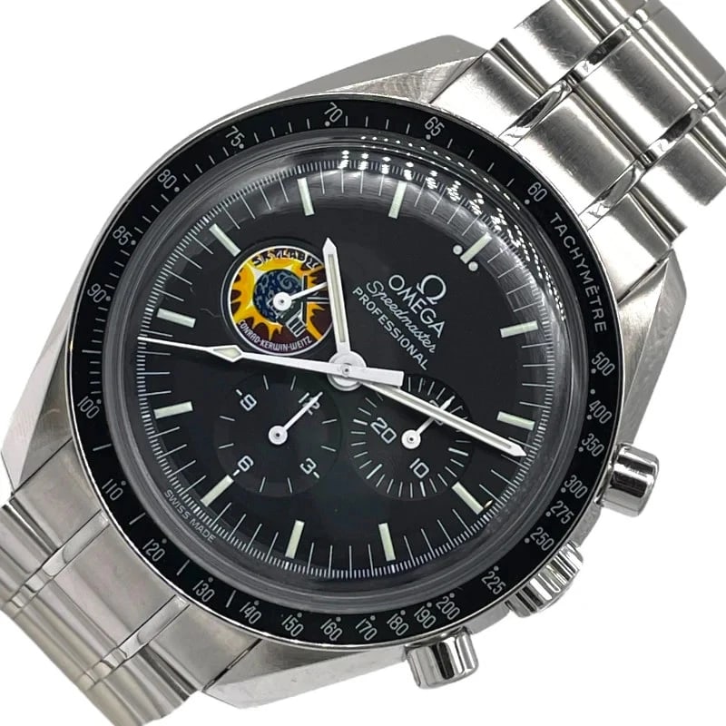 OMEGA SPEEDMASTER SILVER×BLACK WRIST WATCH (1 of 7)