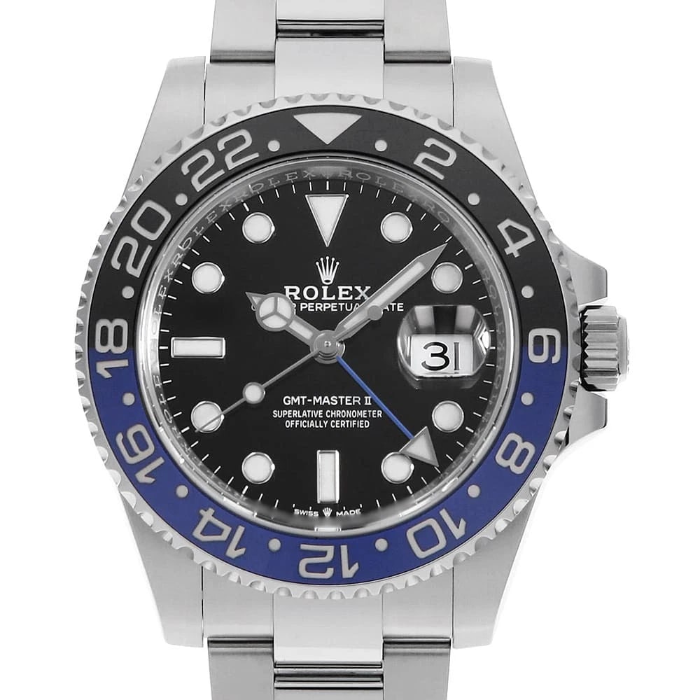 ROLEX GMT MASTER II BLACK 3 ROW OYSTER BRACELET (1 of 6)