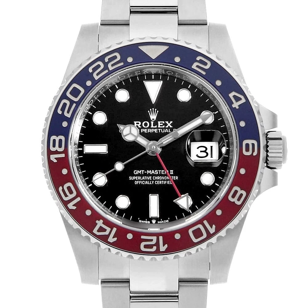 ROLEX GMT MASTER BLACK 3 ROW OYSTER BRACELET (1 of 6)