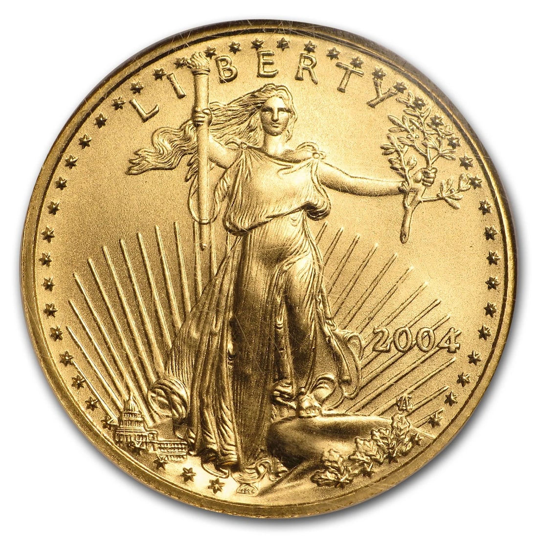 2004 AMERICAN GOLD EAGLE MS-69 NGC: 2004 American Gold Eagle MS-69 NGC Brand: US Mint Year: 2004 Certification: NGC Fineness: 0.9167 Brand/Mint: None Coin: None Grade: None Denomination: $25 Country/Region