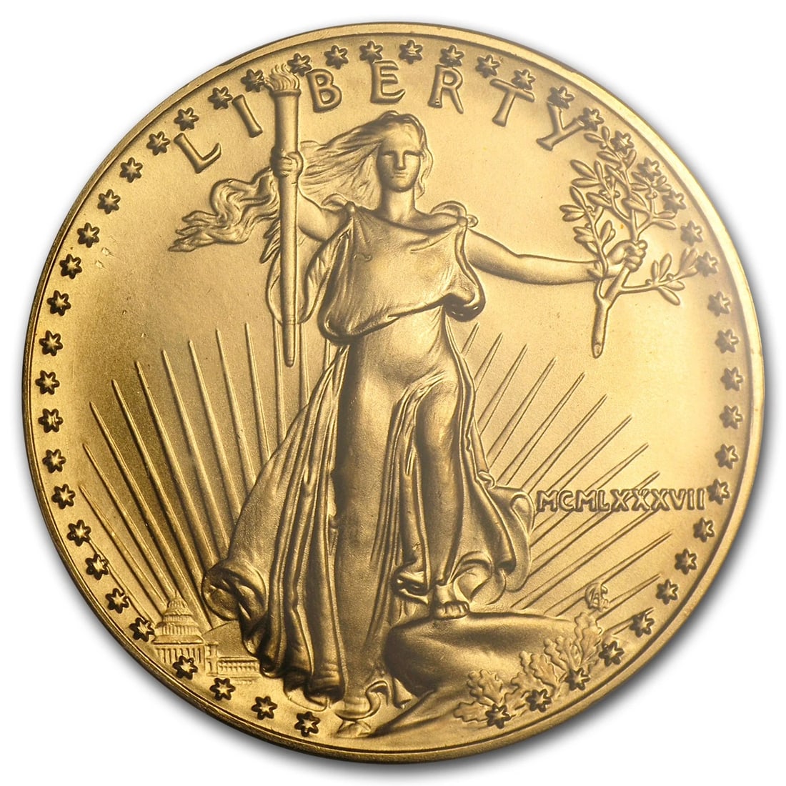1987 AMERICAN GOLD EAGLE MS-69 (1 of 2)