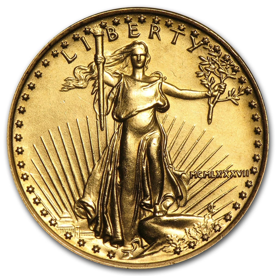 1987 AMERICAN GOLD EAGLE BU (1 of 2)