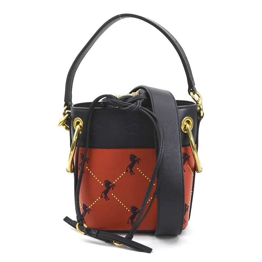 CHLOE HANDBAG SHOULDER BAG NAVY/RED LEATHER: Chloe Handbag Shoulder Bag Navy/Red Leather Brand: Chloe Type: Shoulder Bag Material: Exterior Material leather Color: Exterior Color Navy X Red Size: Size [inch] W:5.5inx H:6.7inx D:3.5in Handle