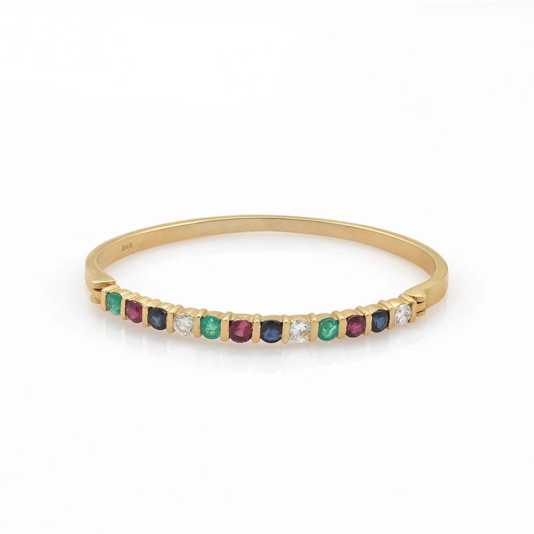 MULTI GEMS BRACELET 18K YELLOW GOLD (1 of 5)