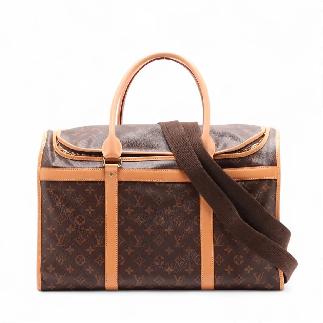 LOUIS VUITTON MONOGRAM SACK SHAN 50 BROWN, OTHER: Louis Vuitton Monogram Sack Shan 50 Brown, Other Brand: Louis Vuitton Type: Other Material: none Color: Brown Size: Height:12.6inch Length:19.7inch Depth:9.1inch Handle height:5.7inch Shoulder hei