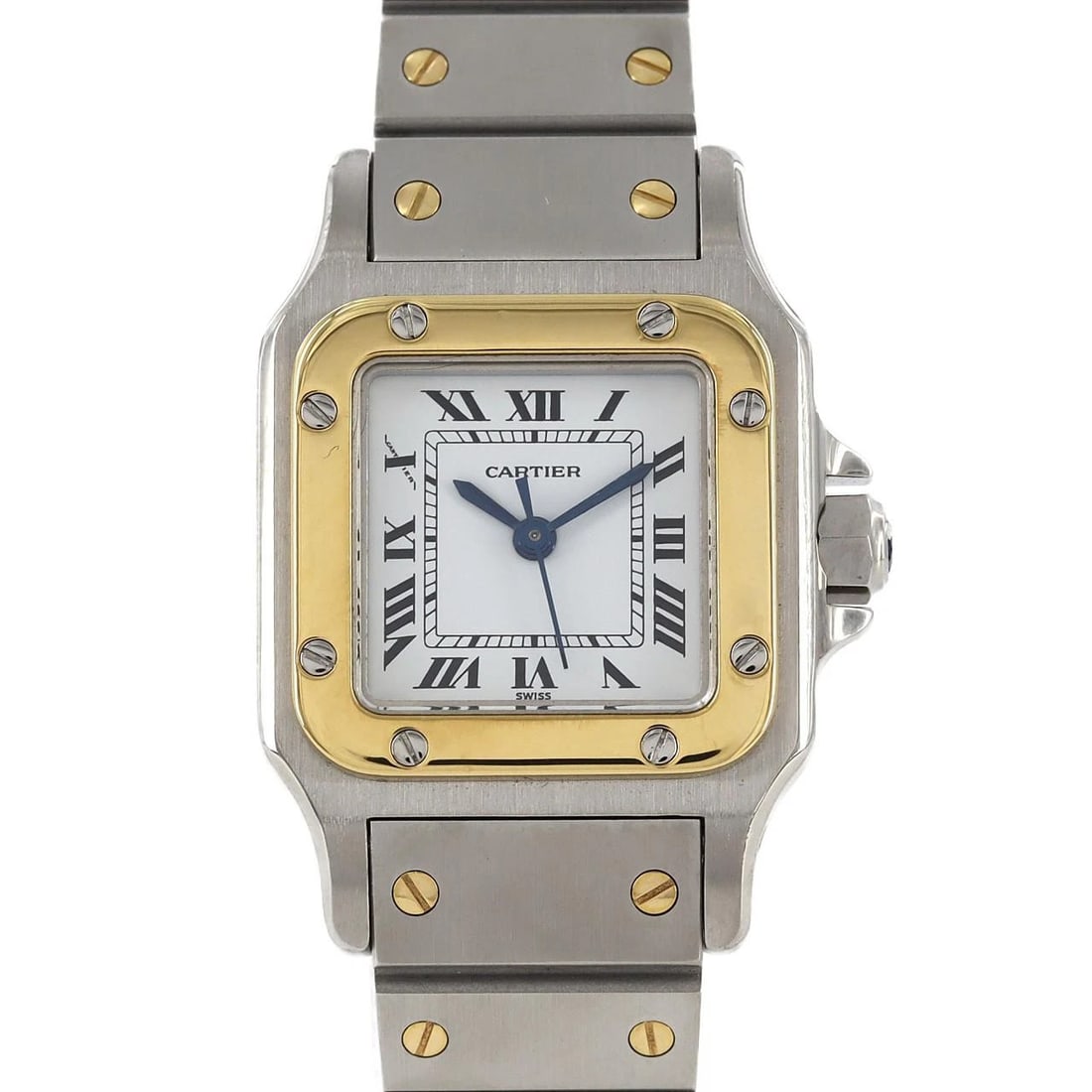 CARTIER SANTOS SM GOLD & STEEL SSXYG AUTOMATIC (1 of 7)