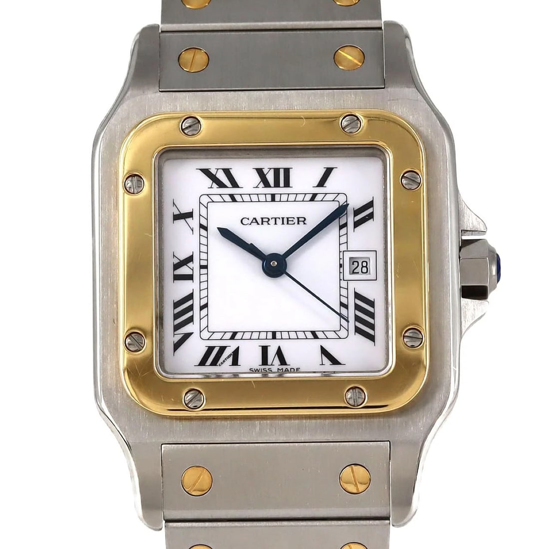 CARTIER SANTOS LM GOLD & STEEL SSXYG AUTOMATIC (1 of 5)