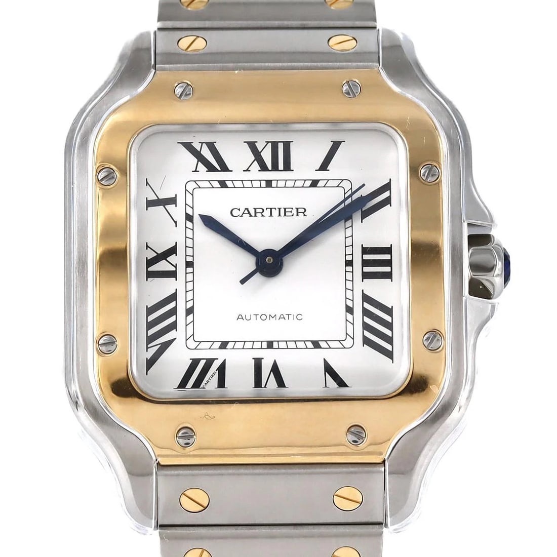 CARTIER SANTOS MM GOLD & STEEL SSXYG AUTOMATIC (1 of 5)