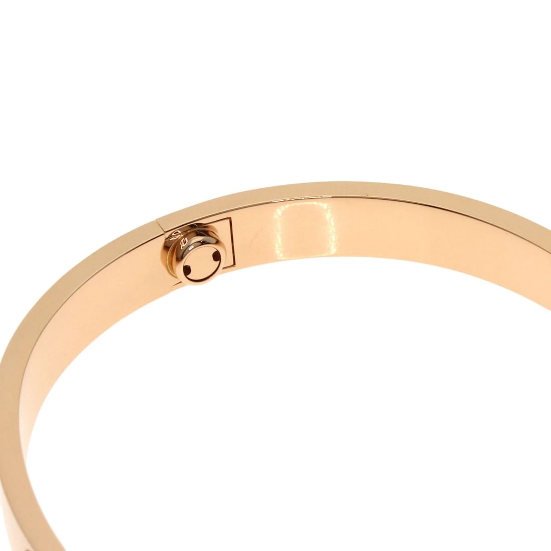 CARTIER LOVE BRACELETS WITHOUT DRIVER BRACELET: CARTIER LOVE Bracelets without driver Bracelet Brand: CARTIER Type: Bracelet Material: K18 Pink Gold Color: Exterior Color Gold Size: Inner Circumference:6.7inch/17cm Band Width:0.2inch/6mm Acces