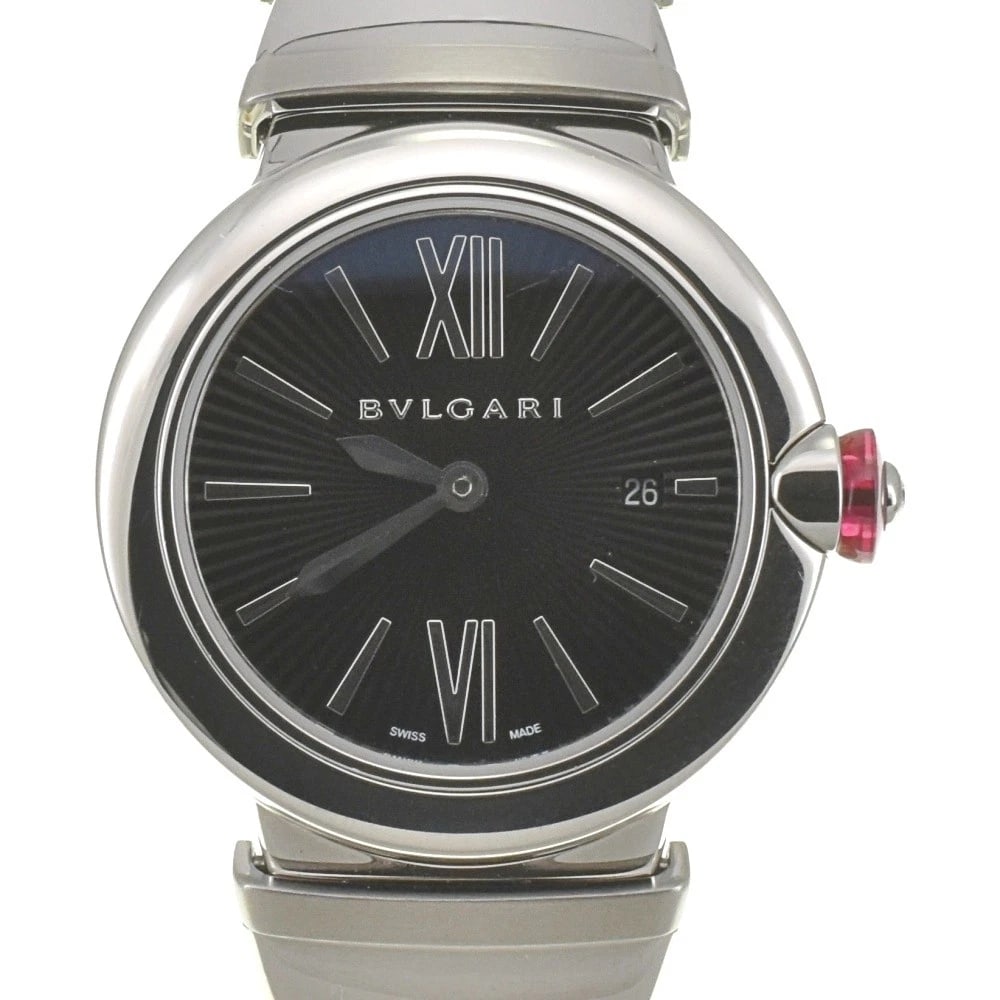 BVLGARI LE CHAIR BLACK DIAL QUARTZ WATCH (1 of 6)