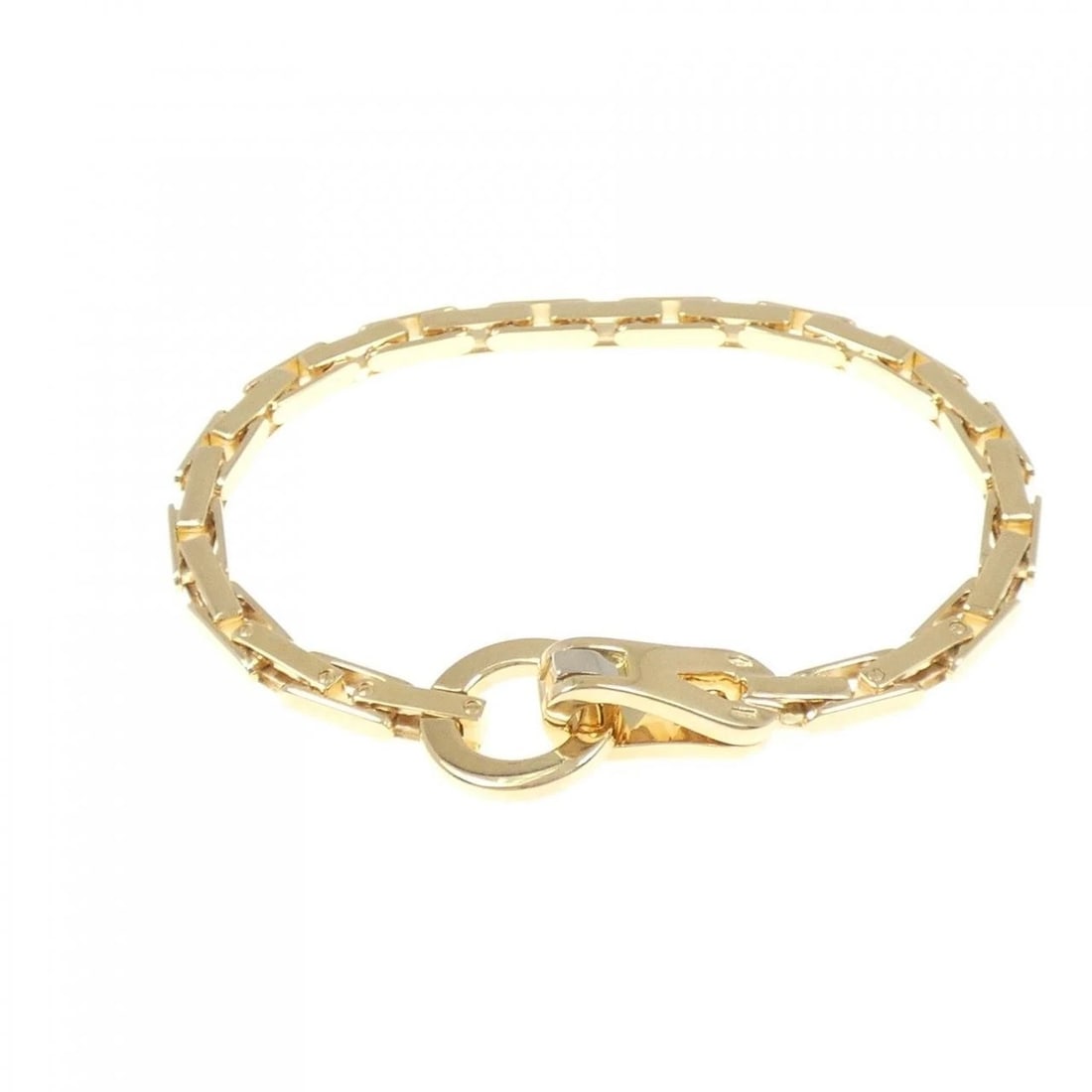 CARTIER BRACELET AGRAFE: Cartier Bracelet Agrafe Brand: Cartier Type: Bracelet Material: 750 Yellow Gold, Color: None Size: 18.5cm ActualSize Max W: 14.8mm Accessories: None Accessories Notice: When purchasing pre