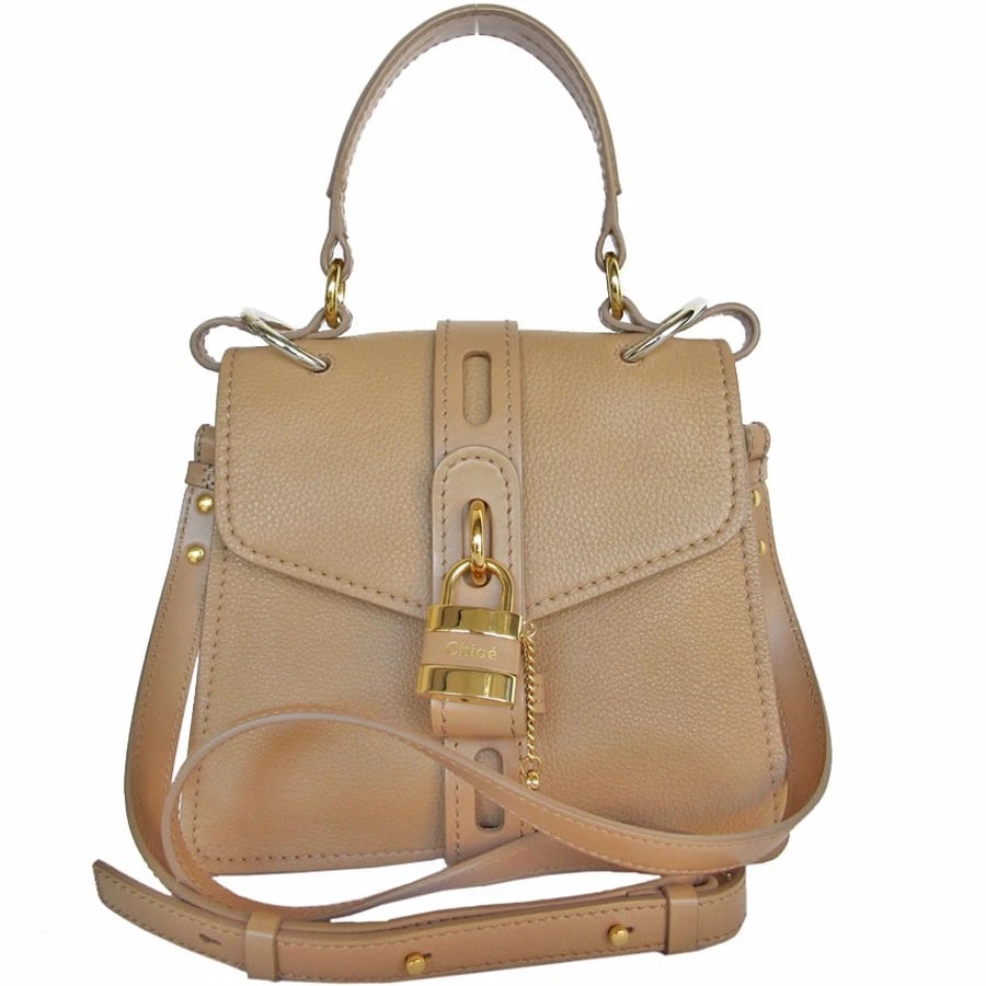 CHLOE ABY SHOULDER BAG HANDBAG BEIGE LEATHER: Chloe Aby Shoulder Bag Handbag beige leather Brand: Chloe Type: Shoulder Bag Material: Leather Color: Beige Size: Size [inch] W:8.7inx H:8.7inx D:2.8in Handle Length:11.0in Shoulder Length:?Max? 4