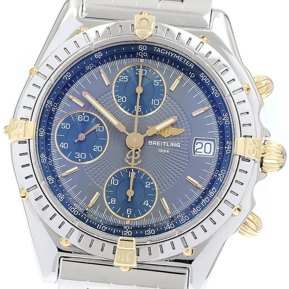 BREITLING CHRONOMAT BIKORO DATE GRAY DIAL AUTOMATIC WATCH: BREITLING Chronomat Bikoro Date gray Dial Automatic Watch Brand: BREITLING Type: Wristwatch Material: Band Material Stainless Steel, Case Material Stainless Steel/YG Color: Band Color Silver, Case