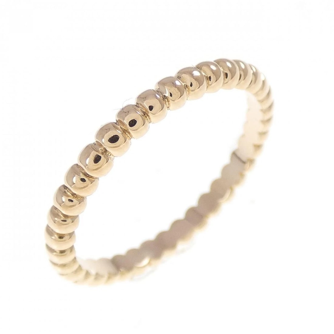 VAN CLEEF & ARPELS PERRELET RING: Van Cleef & Arpels PERRELET Ring Brand: Van Cleef & Arpels Type: Ring Material: 750 Pink Gold, Color: None Size: 5.5 -6 (US size) Accessories: None Accessories Notice: When purchasing pre-