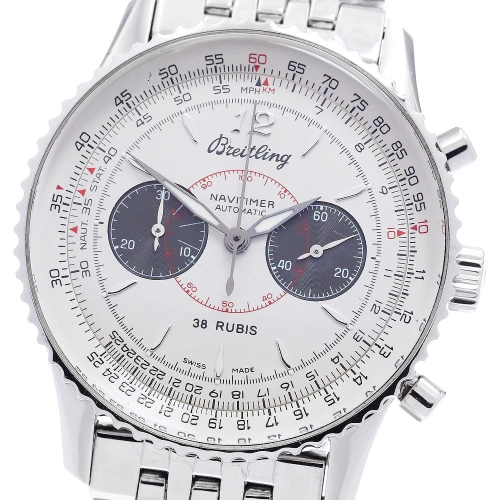 BREITLING NAVITIMER02 CHRONOGRAPH LIMITED TO 300 AUTO WATCH: BREITLING Navitimer02 Chronograph Limited to 300 Auto Watch Brand: BREITLING Type: Wristwatch Material: Band Material Stainless Steel, Case Material Stainless Steel Color: Band Color Silver, Case C